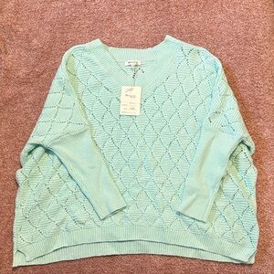 Miracle Light Blue V-Neck Sweater